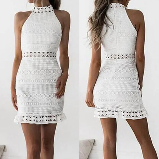 Lace Sleeveless Sexy Women Dress