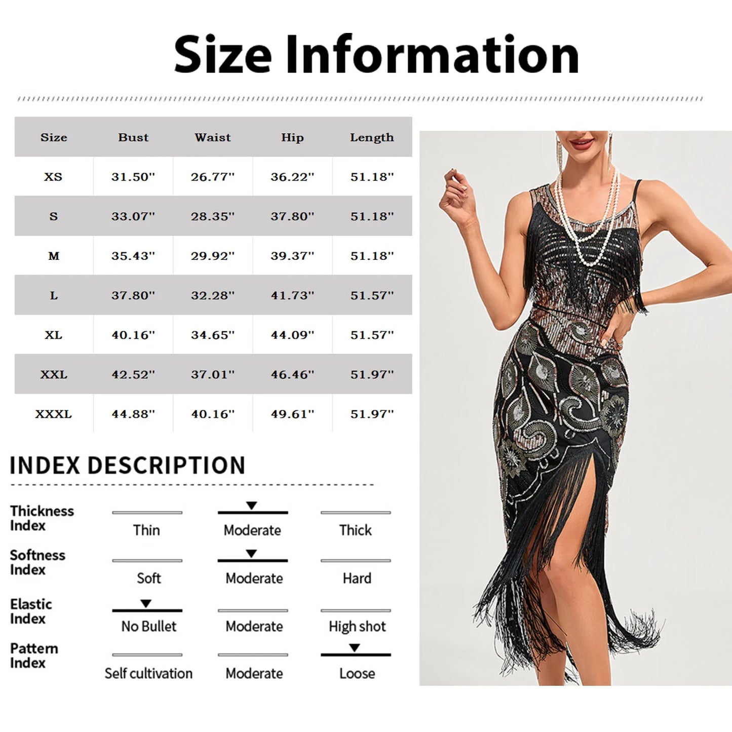 1920s Flapper Fringe Sequin Dress Retro Charleston Prom Dress.