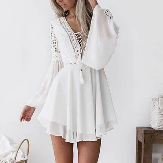 Women Lace Eleagnt Dress