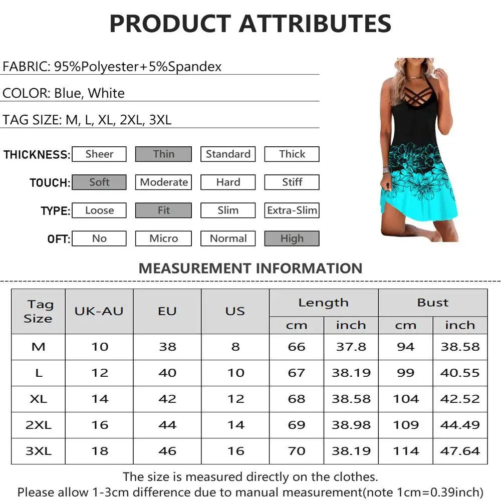 Women Casual Mini Tank Dress